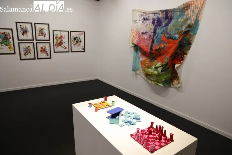 Exposición ‘Un juego con el que mancharse’, de Lidia Vecino. Fotos: David Sañudo