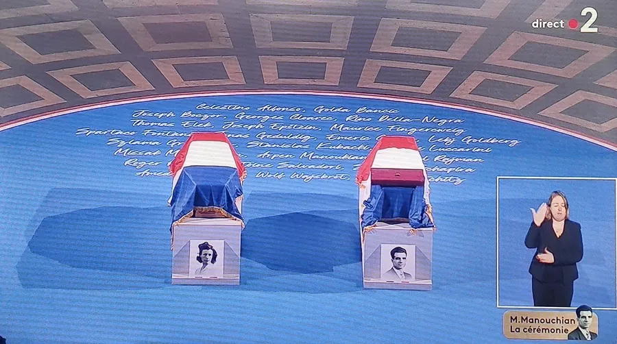 Foto 5 - Macron preside la entrada en el Pante&oacute;n de Par&iacute;s de Celestino Alfonso y sus camaradas de la resistencia