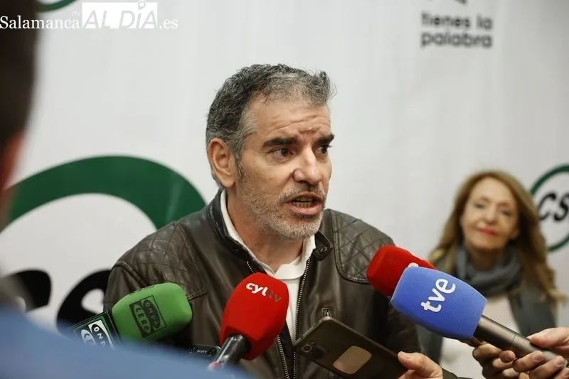 Reunión del Consejo Sindical de CSIF Salamanca con el presidente autonómico, Benjamín Castro. Fotos: David Sañudo