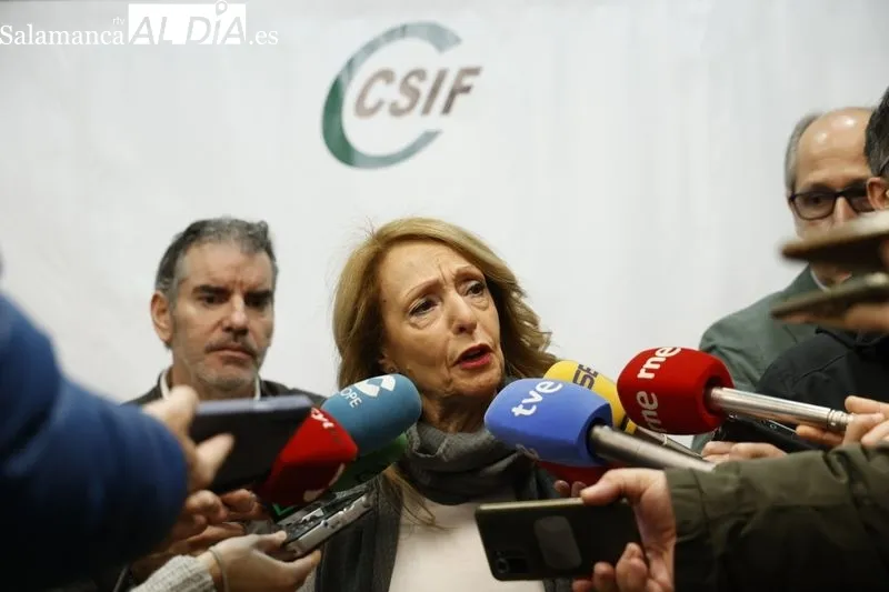Reunión del Consejo Sindical de CSIF Salamanca con el presidente autonómico, Benjamín Castro. Fotos: David Sañudo