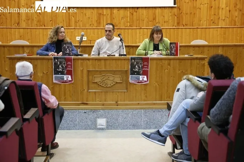 Presentación del libro '¿Dónde está nuestro pan?' en el salón de actos de UGT Salamanca. Fotos: David Sañudo