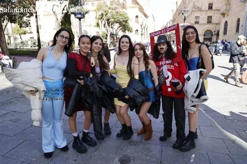 Estudiantes de Psicología de la USAL celebran sus fiestas. Fotos: David Sañudo