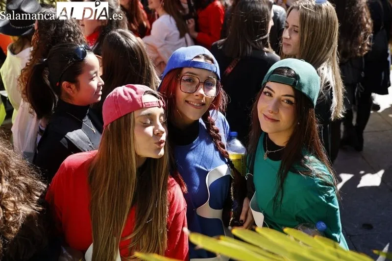 Estudiantes de Psicología de la USAL celebran sus fiestas. Fotos: David Sañudo
