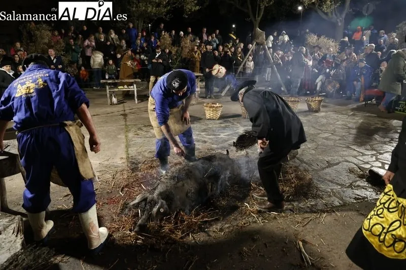 XXVI Capítulo de la Cofradía Gastronómica de Guijuelo y Matanza nocturna dedicada a la hostelería. Fotos: David Sañudo