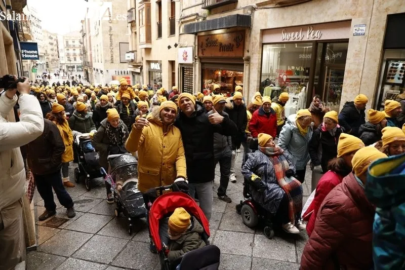 Marcha de Aerscyl en Salamanca para visillizar las enfermedades raras. Fotos: David Sañudo
