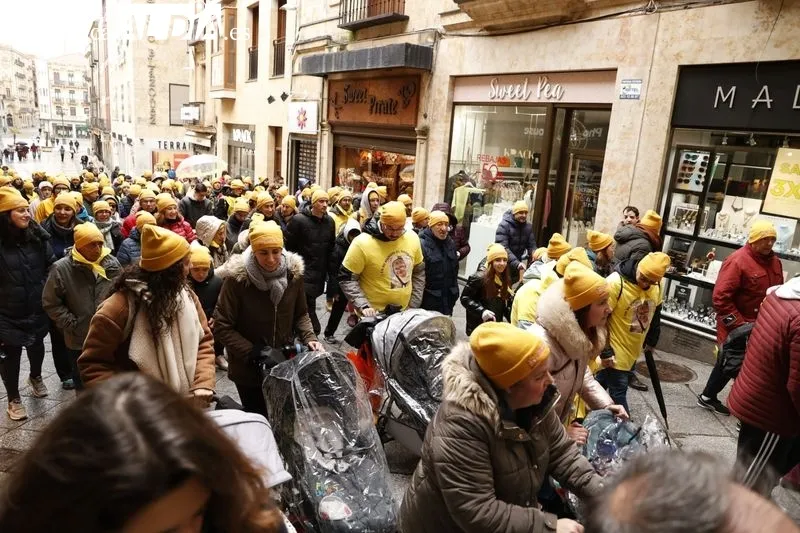 Marcha de Aerscyl en Salamanca para visillizar las enfermedades raras. Fotos: David Sañudo