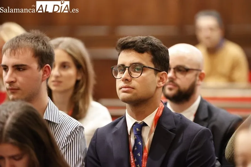 El Paraninfo de la USAL ha acogido la inauguración del V encuentro entre la Coordinadora de Representantes de Estudiantes de Universidades Públicas y la Conferencia de Rectores de las Universidad. Fotos: David Sañudoes Españolas