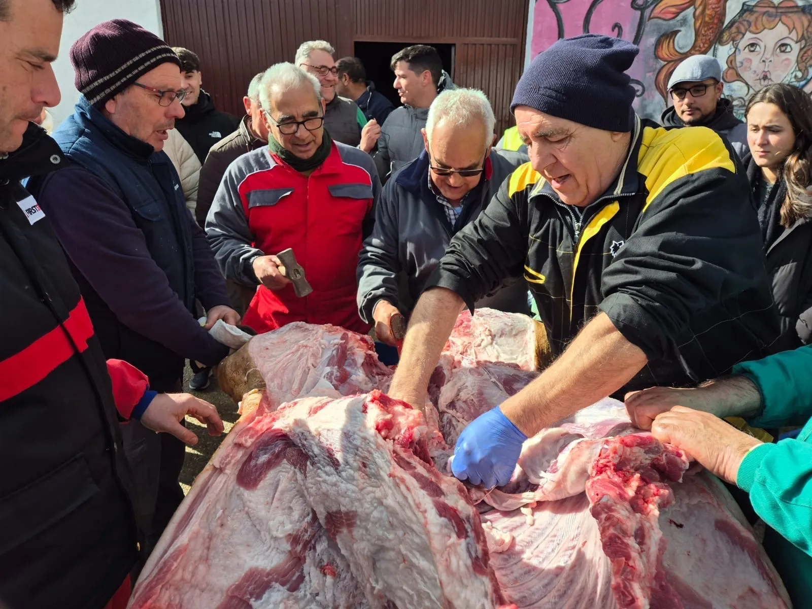 Rágama vivía este sábado su III jornada de la Matanza