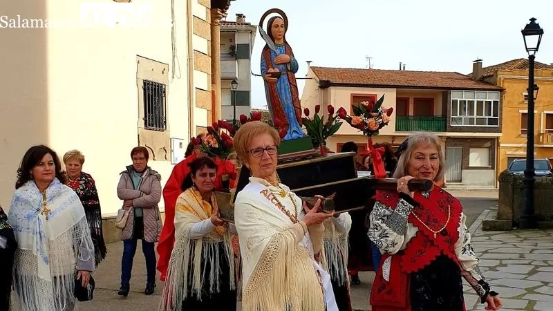Las Águedas de Sobradillo están participando en todos los actos programados