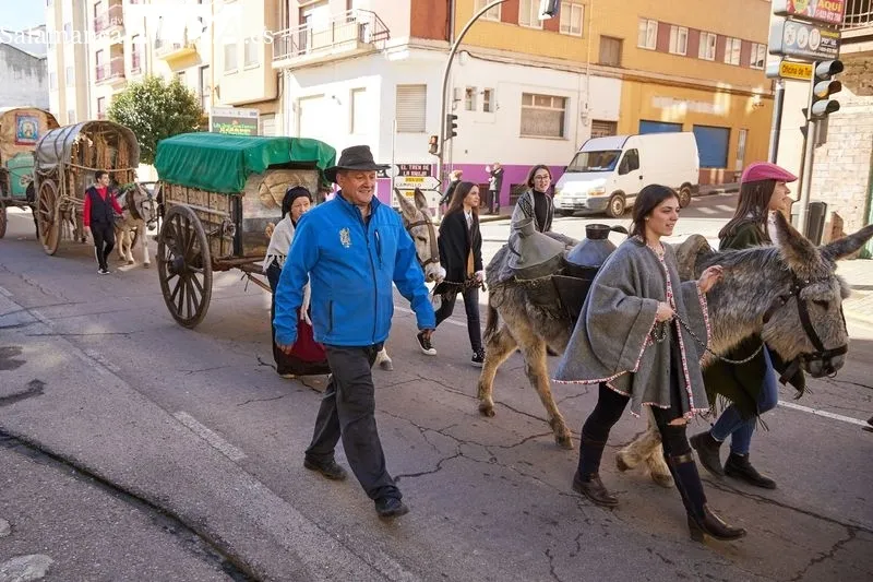 Arrieros de  ACASAN en Guijuelo. Foto de David Sañudo