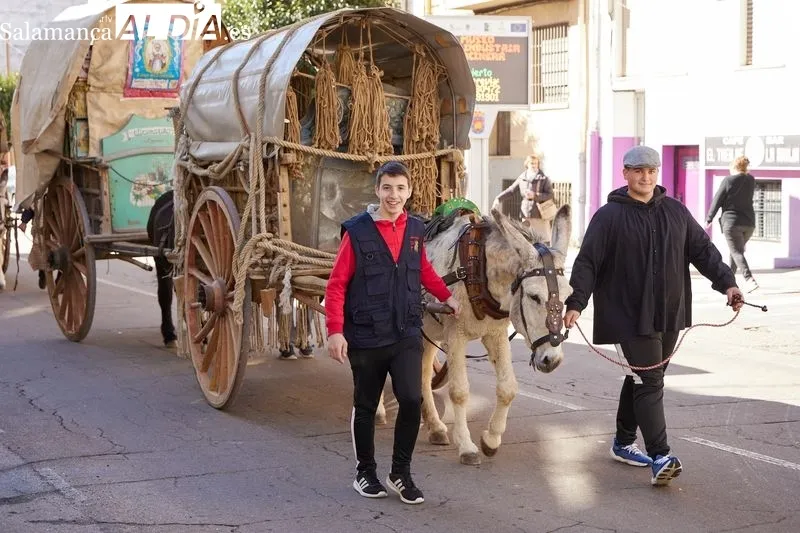 Arrieros de  ACASAN en Guijuelo. Foto de David Sañudo