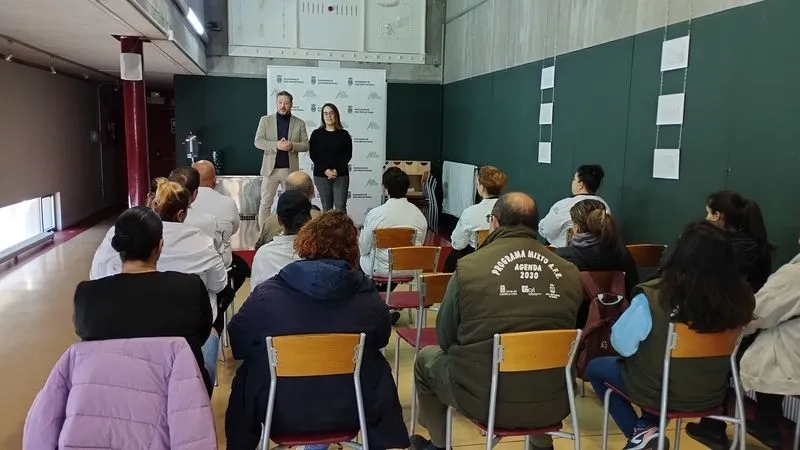 Entrega de diplomas de la Acción de Formación y Empleo “Agenda 2030: Comedor social en infraestructura verde urbana”.