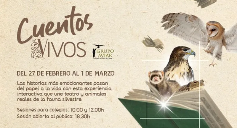 La actividad es conducida por el grupo Aviar, un equipo de naturalistas especializados en el arte de la cetrería