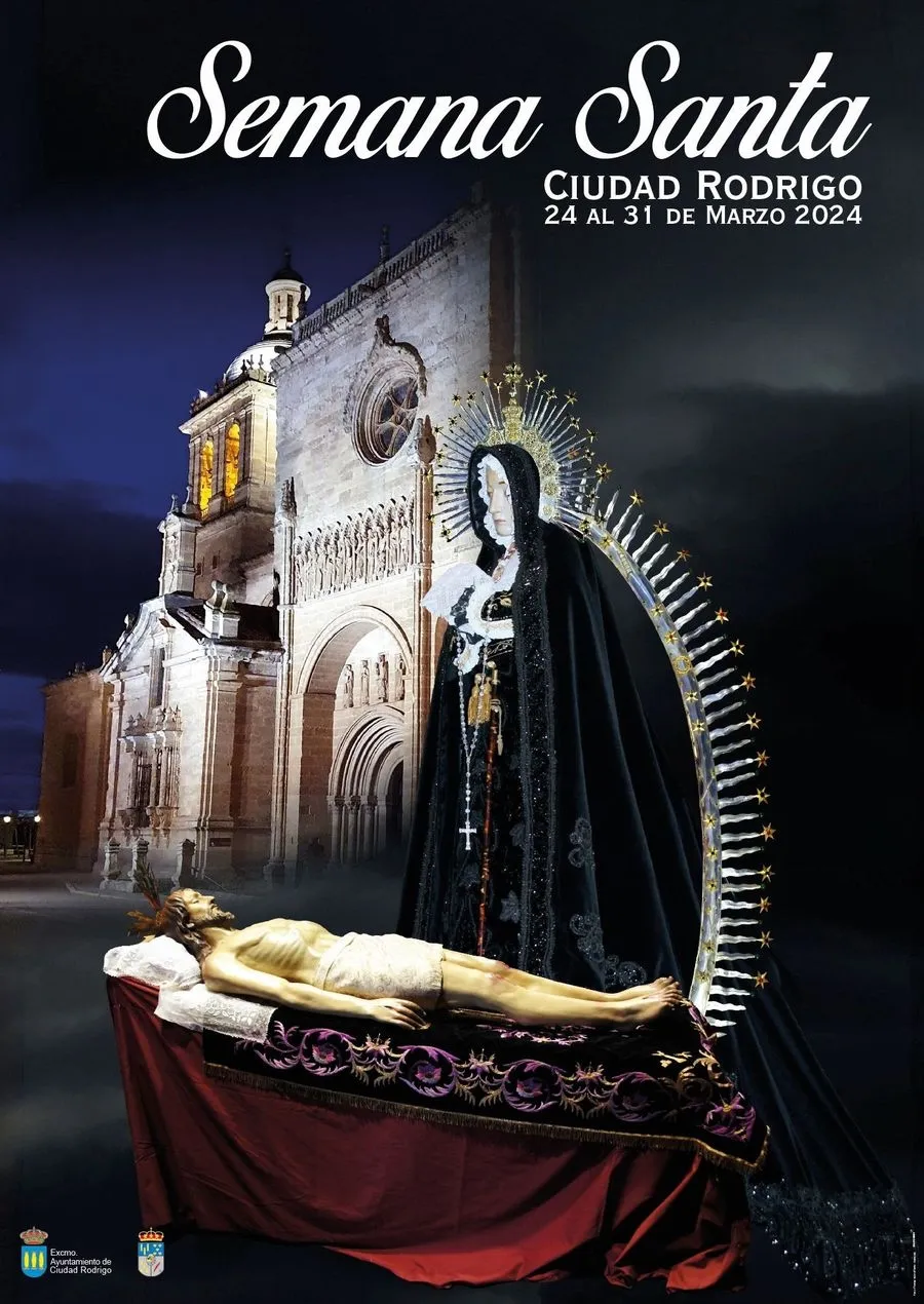 Foto 2 - Desvelado el cartel de la Semana Santa Mirobrigense 2024, a cargo de La Soledad