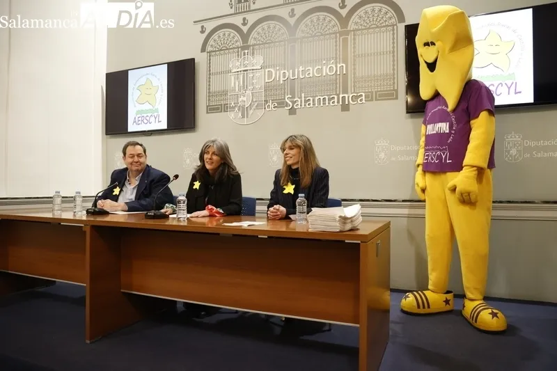Presentación en la Diputación de la campaña de la Asociación de Enfermedades Raras. Fotos: David Sañudo.