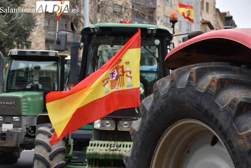 Foto de archivo de la tractorada del jueves en Salamanca