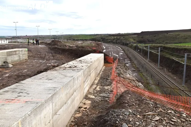 Obras de costrucción de la Plataforma Intermodal Ferroviaria de Salamanca | FOTOS: Vanesa Martins 