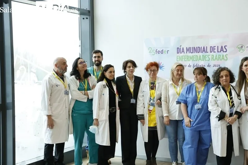 Acto del Día Mundial de las Enfermedades Raras en el Hospital Universitario de Salamanca. Foto de David Sañudo