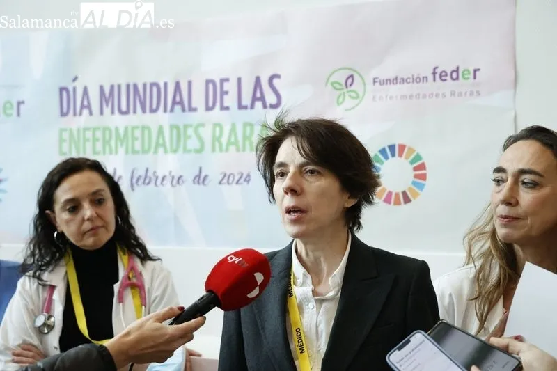 Acto del Día Mundial de las Enfermedades Raras en el Hospital Universitario de Salamanca. Foto de David Sañudo