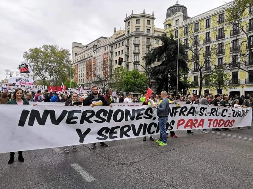 Imágenes de la manifestación en Madrid en 2019  