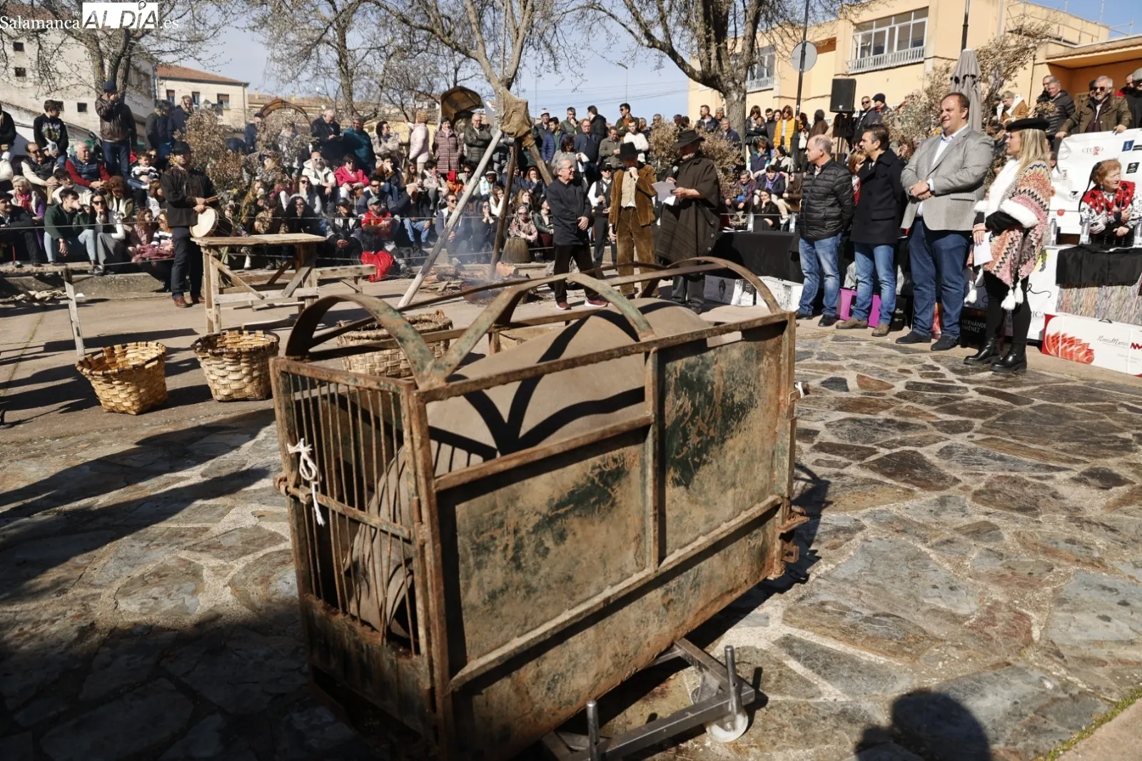 Matanza típica de Guijuelo. Fotos: David Sañudo.