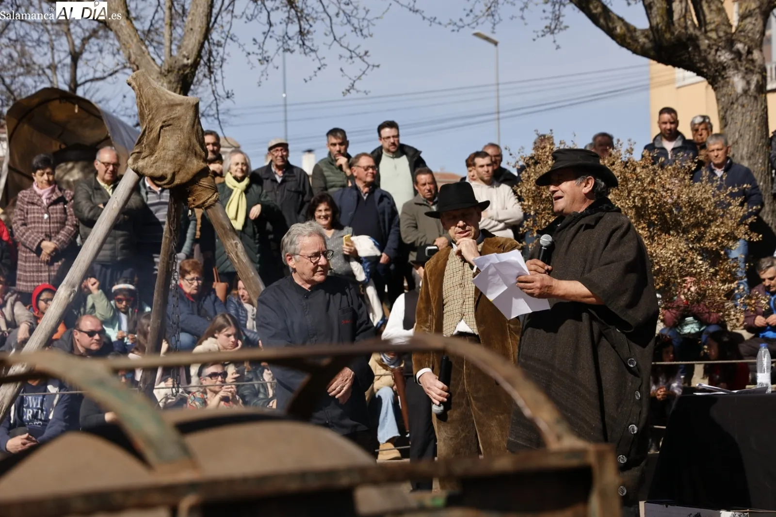 Matanza típica de Guijuelo. Fotos: David Sañudo.