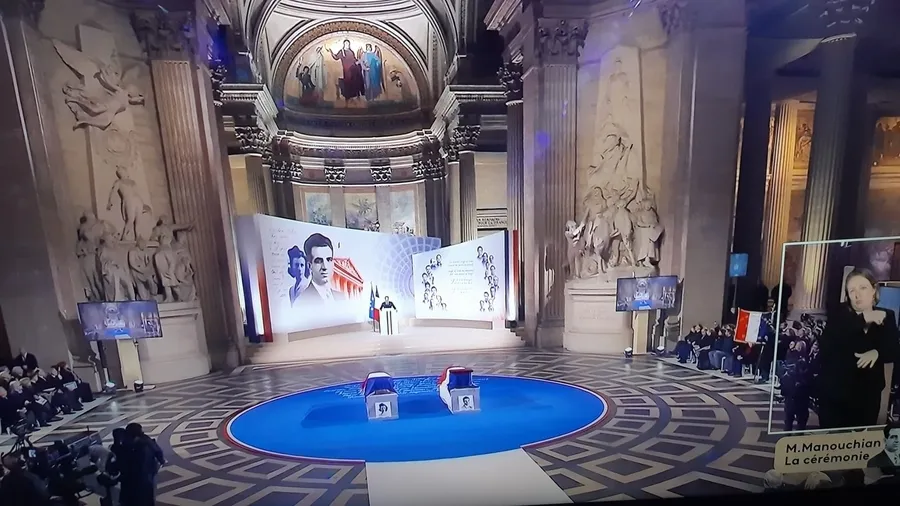 Foto 4 - Macron preside la entrada en el Pante&oacute;n de Par&iacute;s de Celestino Alfonso y sus camaradas de la resistencia