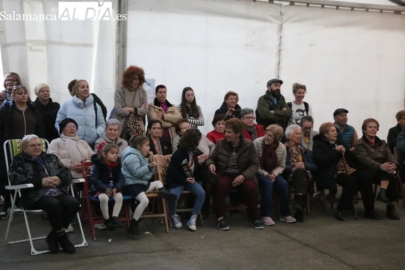 Actuación del Grupo de Charros de Aldeadávila en Corporario con motivo de las fiestas de San Blas / CORRAL