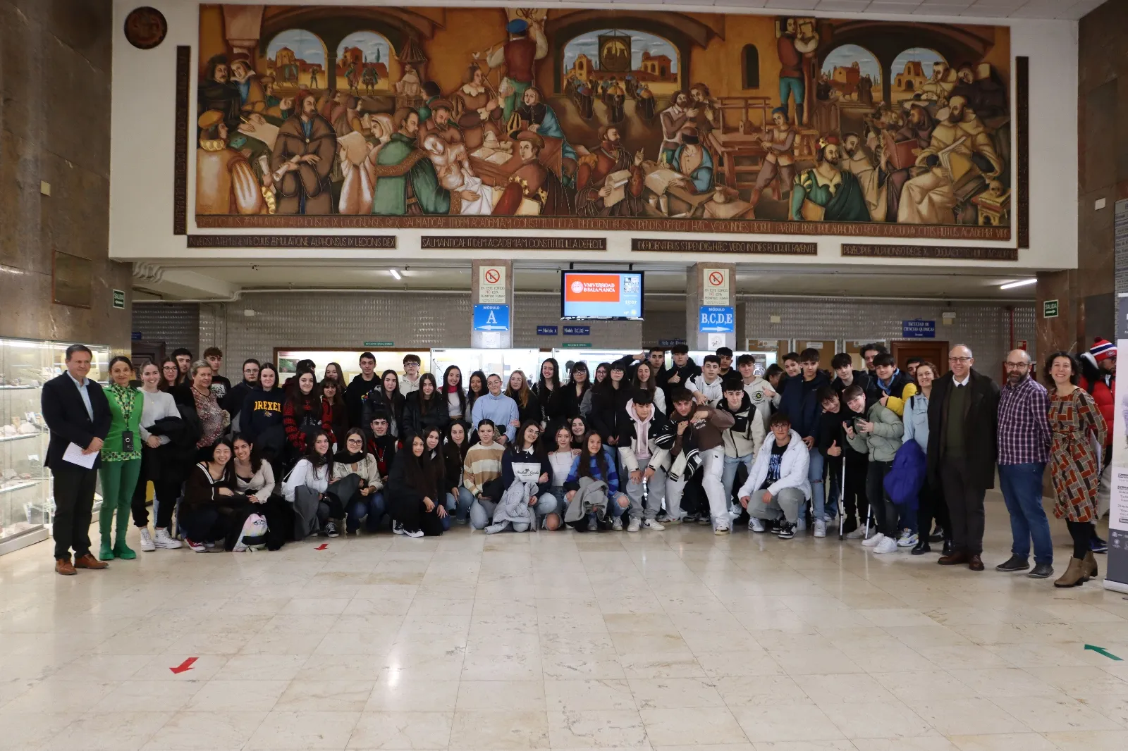 Participantes en la Olimpiada de Geología en su fase territorial.