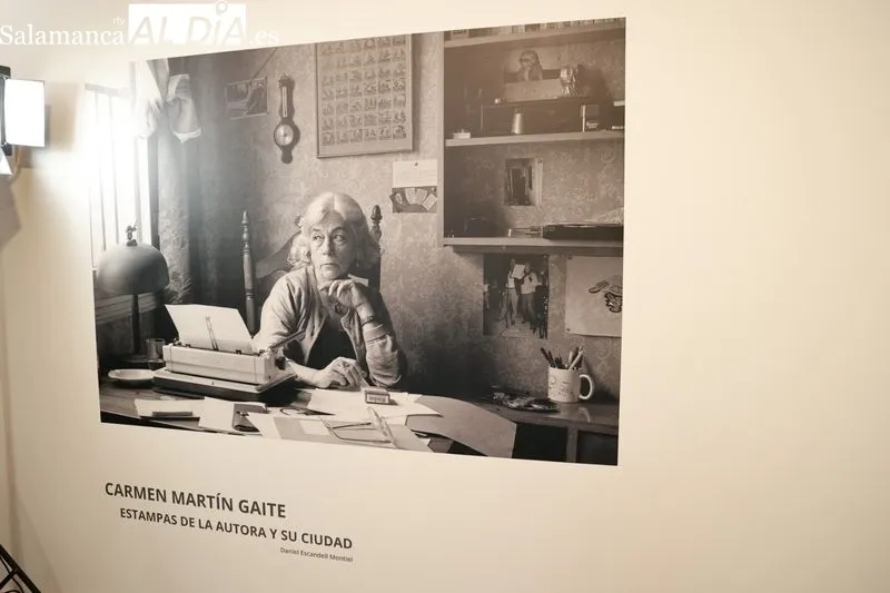 La Universidad de Salamanca recibe para su custodia el legado personal de la escritora salmantina Carmen Martín Gaite, en el Centro Internacional del Español. Foto de David Sañudo