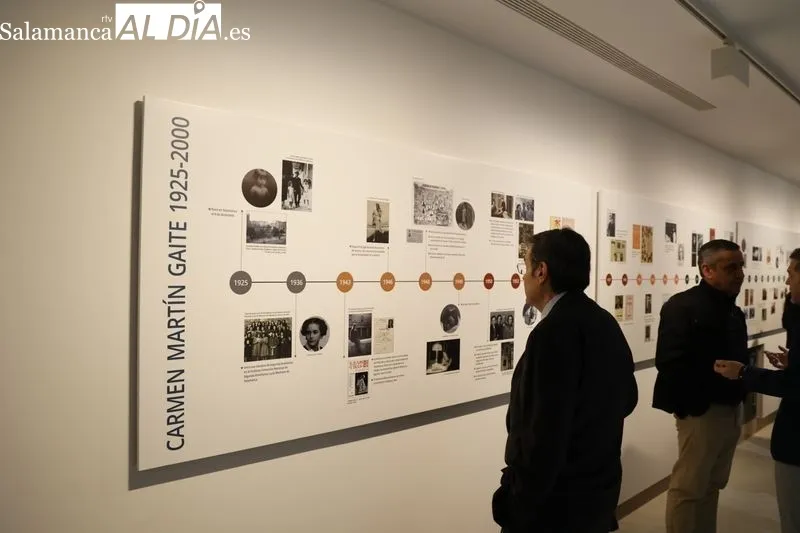 La Universidad de Salamanca recibe para su custodia el legado personal de la escritora salmantina Carmen Martín Gaite, en el Centro Internacional del Español. Foto de David Sañudo