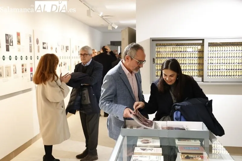 La Universidad de Salamanca recibe para su custodia el legado personal de la escritora salmantina Carmen Martín Gaite, en el Centro Internacional del Español. Foto de David Sañudo