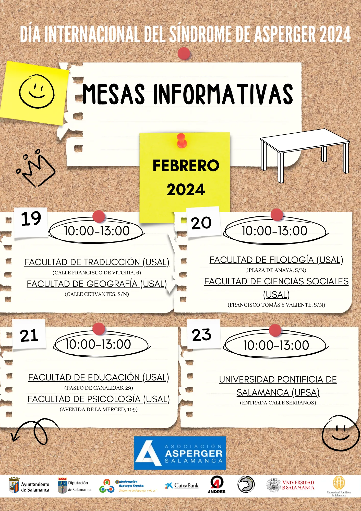 Concurso de fotografía, charlas o jornadas técnicas para concienciar sobre el Síndrome de Asperger-TEA de Salamanca