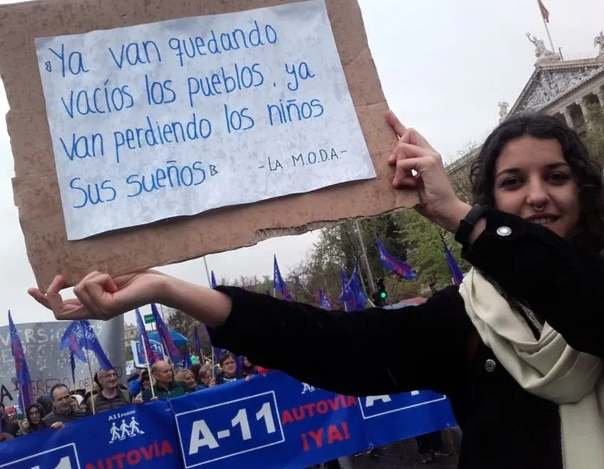 Imágenes de la manifestación en Madrid en 2019  