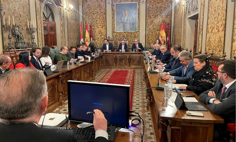 Pleno de la Diputación de Salamanca. Foto Diputación Salamanca