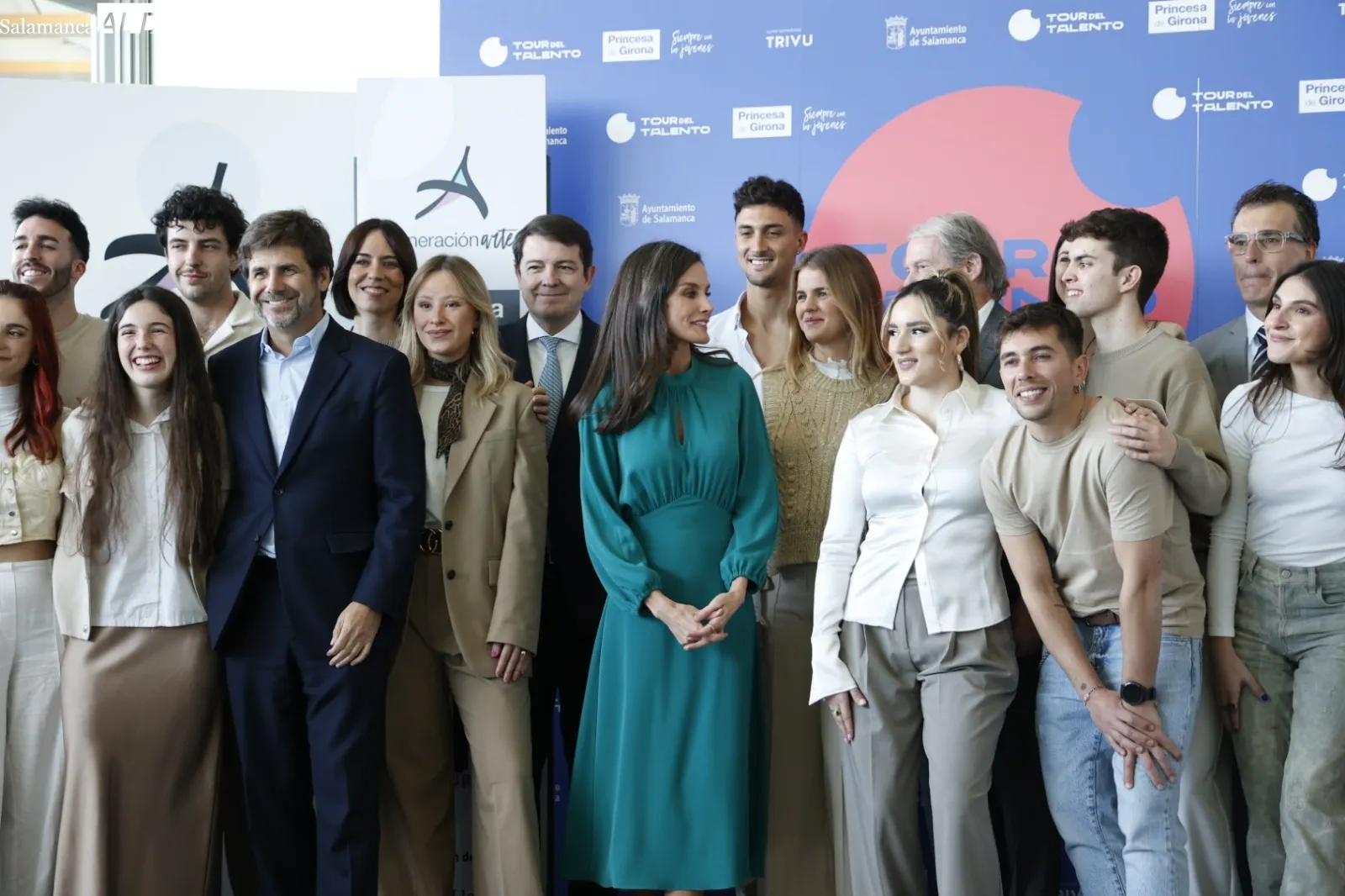 Despedida de la reina Letizia. Fotos: David Sañudo.