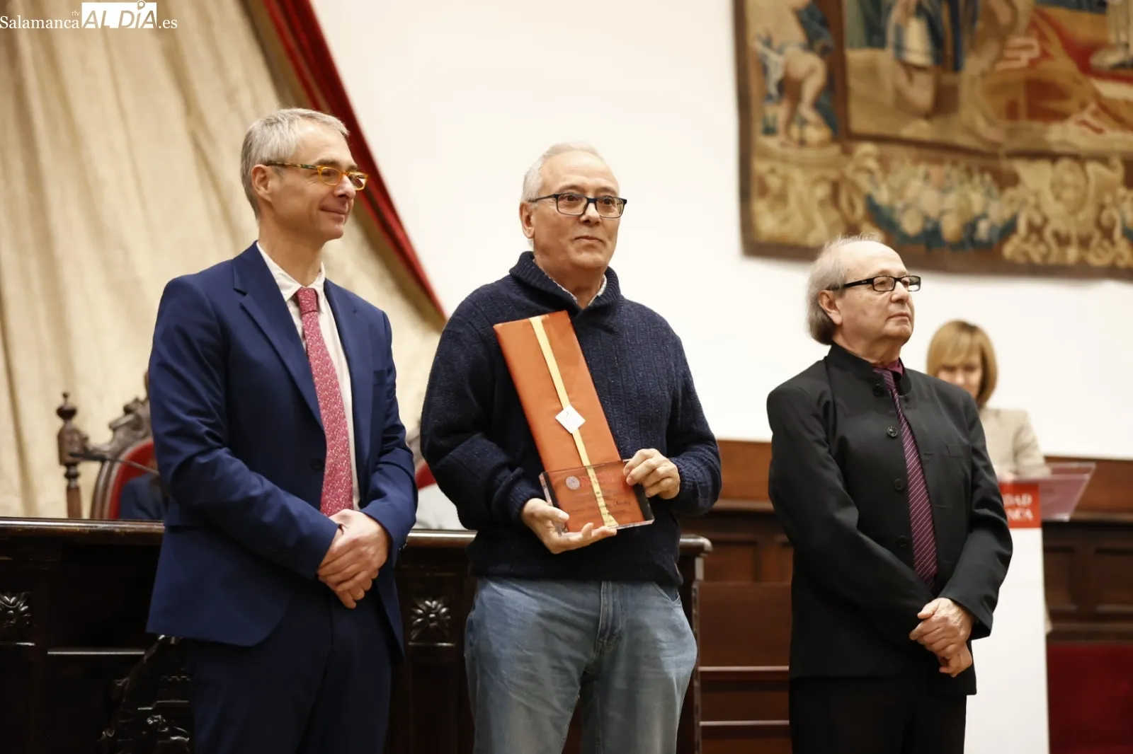 Homenaje al personal técnico de gestión y administración y servicios de la Universidad. Fotos: David Sañudo.