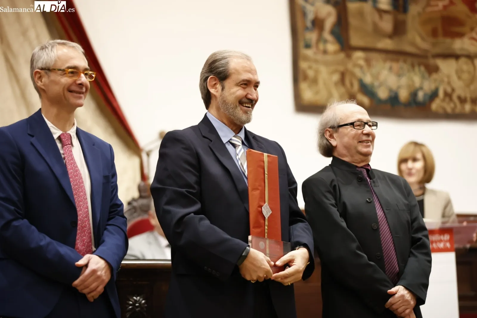 Homenaje al personal técnico de gestión y administración y servicios de la Universidad. Fotos: David Sañudo.