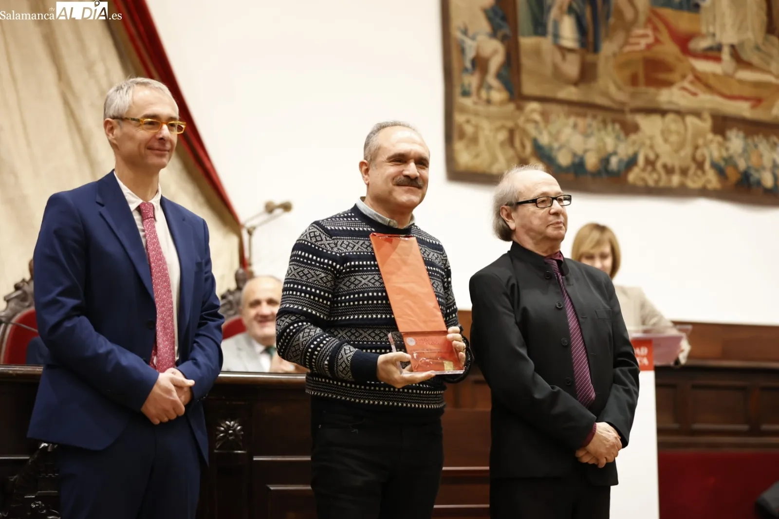 Homenaje al personal técnico de gestión y administración y servicios de la Universidad. Fotos: David Sañudo.