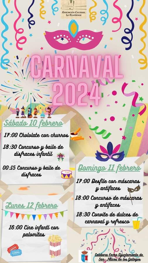 Foto 4 - La Asociación Cultural La Alhóndiga organiza las fiestas de Carnaval en San Felices de los Gallegos