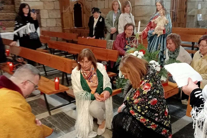 Celebración de Santa Águeda en Saucelle