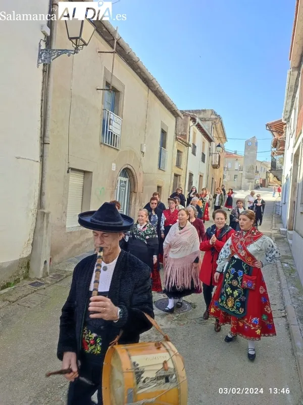 Fiesta de Santa Águeda en Vilvestre 