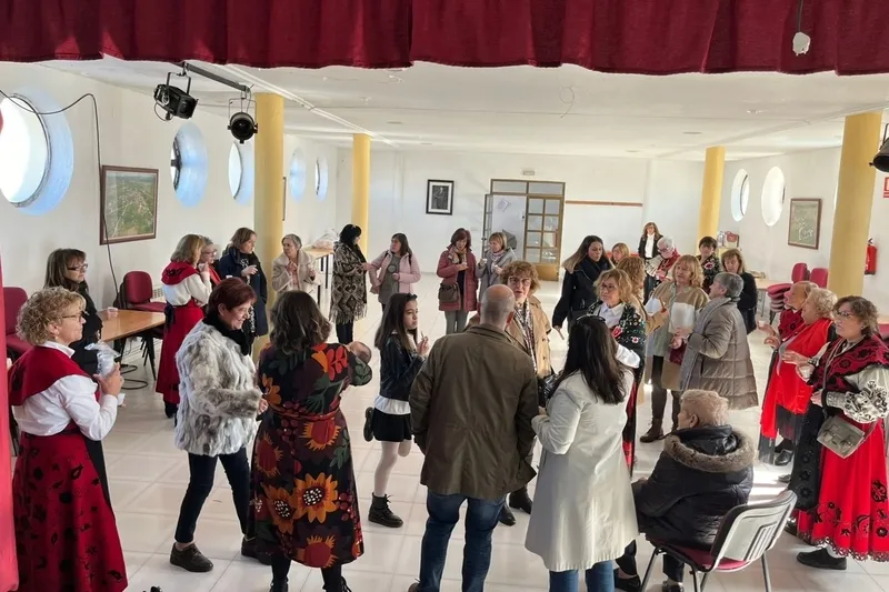 Celebración de la fiesta de las águedas en Villaseco de los Reyes