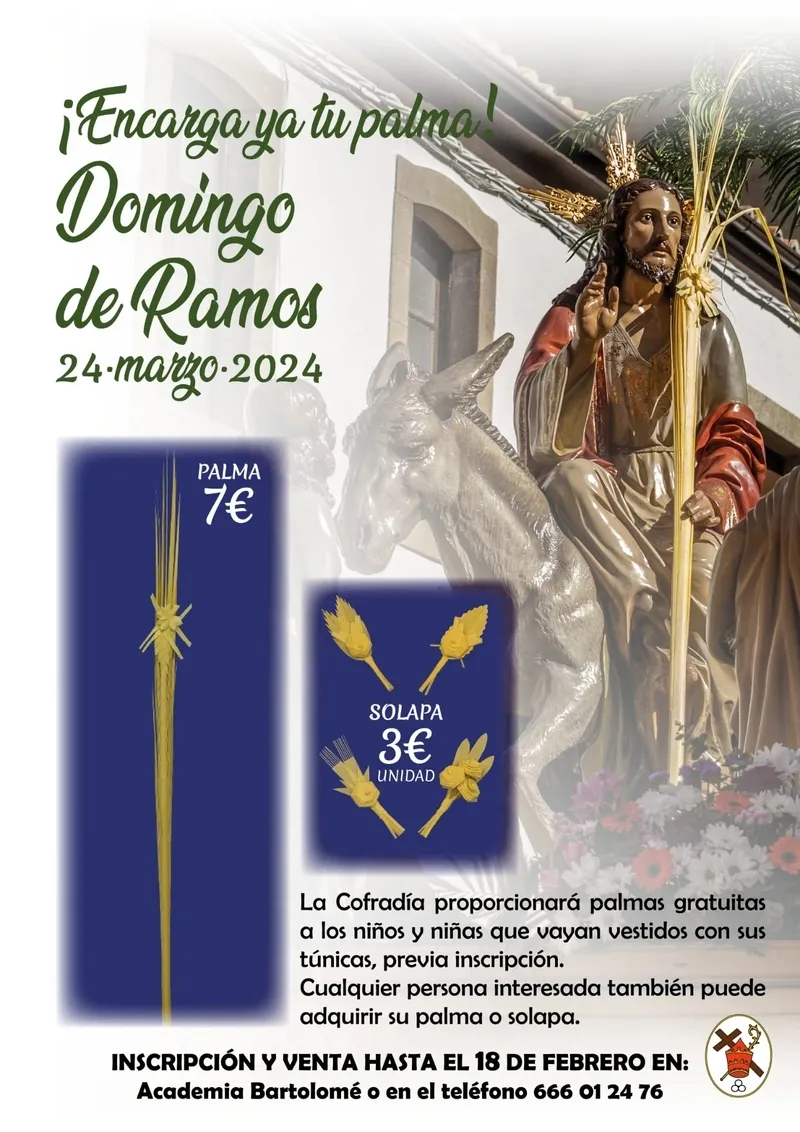 Foto 2 - La Cofrad&iacute;a San Nicol&aacute;s invita a los ni&ntilde;os a participar en la procesi&oacute;n de Ramos de Vitigudino