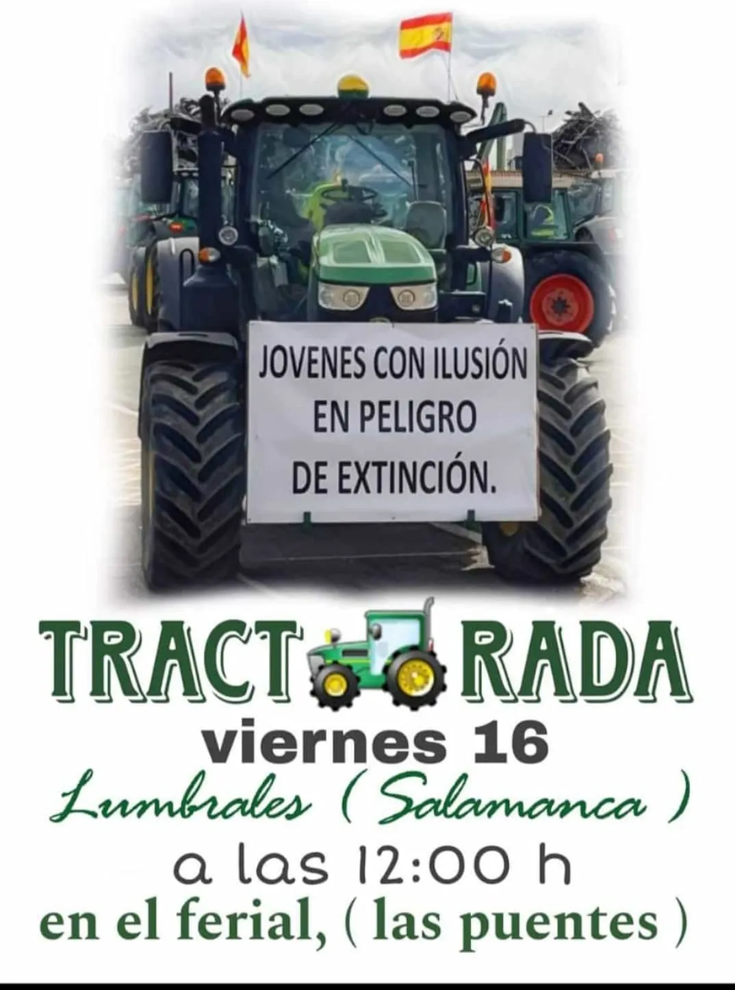 Foto 3 - Ganaderos y agricultores convocan una tractorada para este viernes en Lumbrales