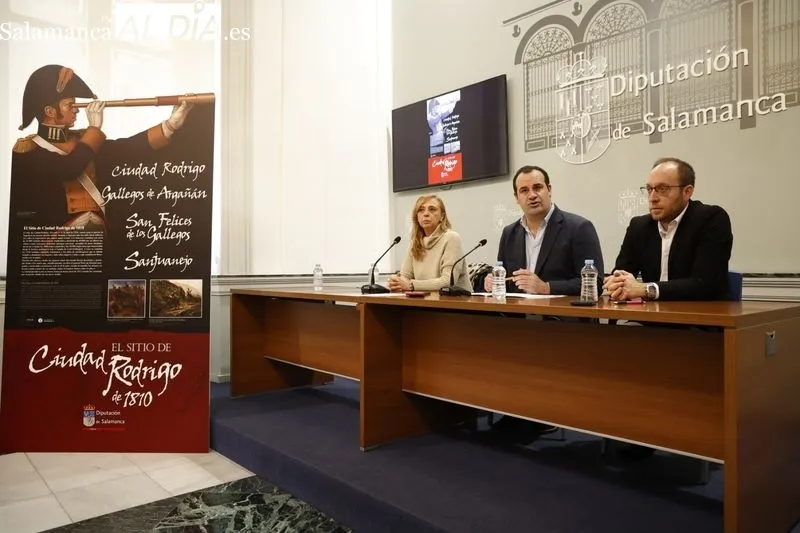 Presentación de la ruta interpretativa 'El sitio de ciudad Rodrigo de 1810' / FOTOS: DAVID SAÑUDO