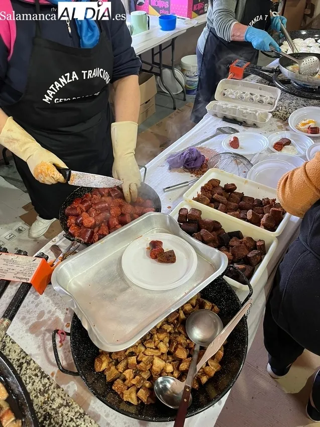En Gejo de los Reyes viven una Matanza Tradicional de lo más completa