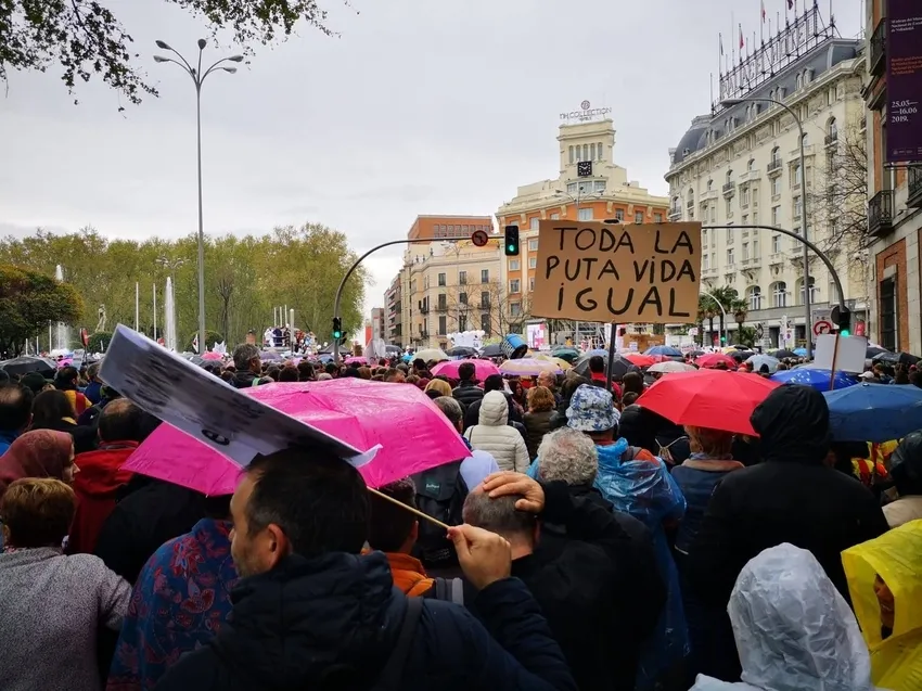 Imágenes de la manifestación en Madrid en 2019  