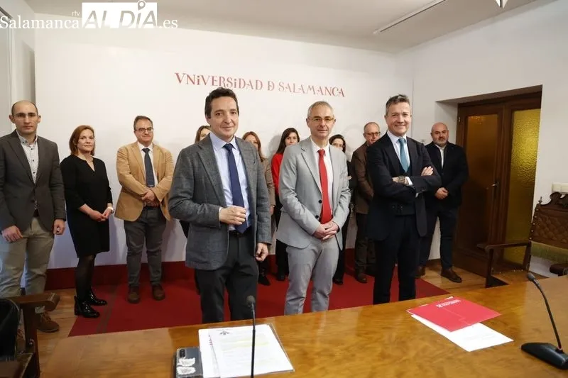 Ricardo Rivero, junto a Juan Manuel Corchado y Gerardo Iracheta | FOTOS: David Sañudo 