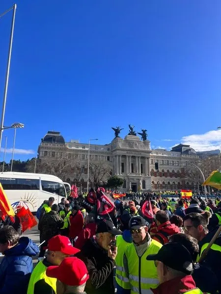 Concentración y tractorada Madrid 